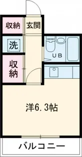 1Rの間取り画像