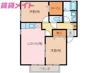 リリエンベルグ【1階】の間取り