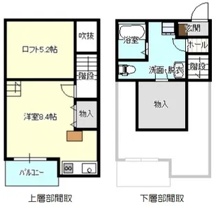 観桜荘【1階】の間取り