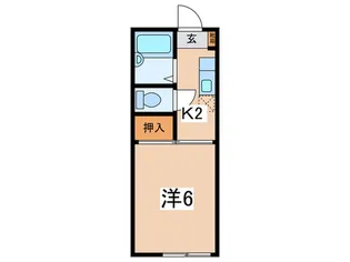 メゾン園【1階】の間取り