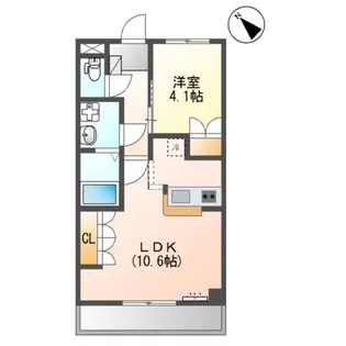 ボーベルメゾン【2階】の間取り