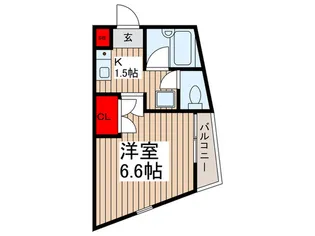 サンライズ西竹の塚【3階】の間取り