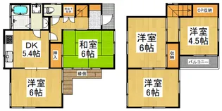 東京都小平市小川町1【一戸建】の間取り