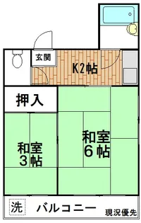 東京都台東区花川戸2【マンション】の間取り