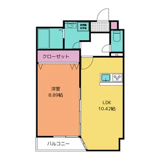 グランパセオ元今泉【4階】の間取り