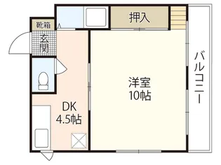 チェリータケタ【3階】の間取り
