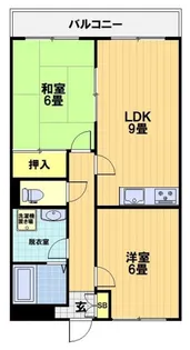 YMY衣手【3階】の間取り