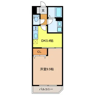 鴨江レジデンス【2階】の間取り