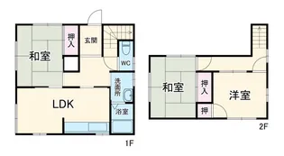 静岡県浜松市中央区本郷町【一戸建】の間取り