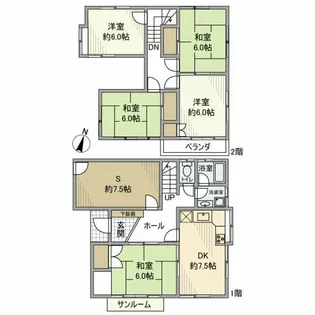 埼玉県志木市下宗岡2【一戸建】の間取り