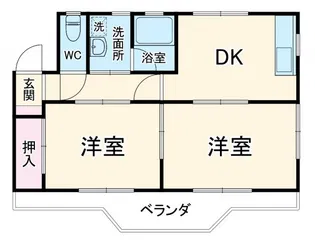 タートルハイム【1階】の間取り