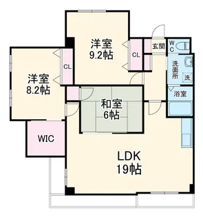 エンリッチFV号【3階】の間取り