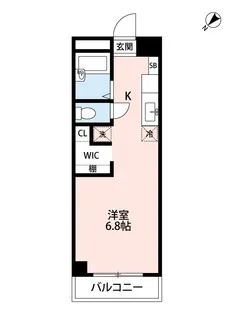 エスポワール黒髪【1階】の間取り