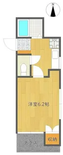 フラットセキグチ【1階】の間取り