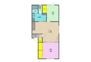 ガーベラTS21【1階】の間取り