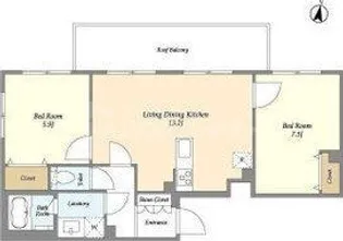 ドゥーエ成増【4階】の間取り