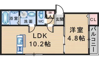 メゾンみけ【1階】の間取り