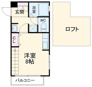 ヒューマンパレス新松戸II【1階】の間取り