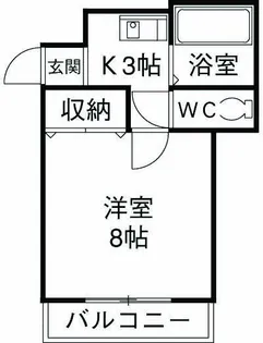 ジュネス寛政【1階】の間取り