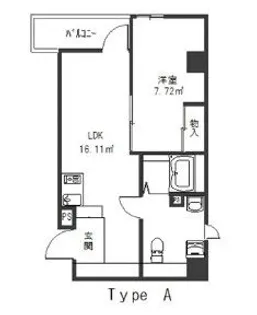 GRACE HILL Akebono【5階】の間取り