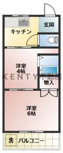 第二奥村荘【1階】の間取り