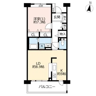 UR青戸第一【3階】の間取り