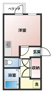 マスカワビル【6階】の間取り