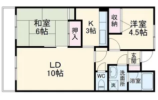 第二大越ビル【8階】の間取り