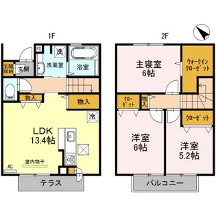 ラ・プラージュの間取り