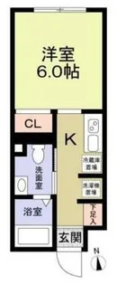 レジス大山【2階】の間取り