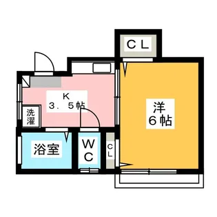 ヨウテイハイツ【2階】の間取り