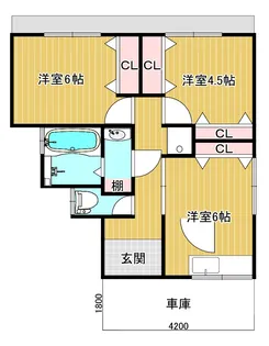 大阪府堺市西区鳳西町3【一戸建】の間取り