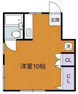 六麟荘【1階】の間取り