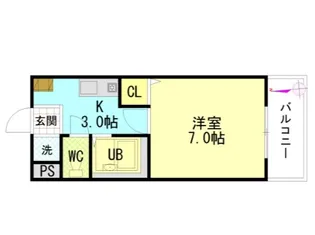 ソレイユ寺井【2階】の間取り