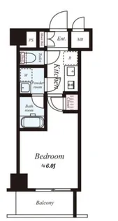 ブライズ大森東DUE【9階】の間取り