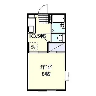 エクセレントベルA【2階】の間取り