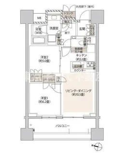 ザ・パークハウス本郷【7階】の間取り