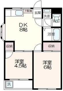 成城3番館【1階】の間取り