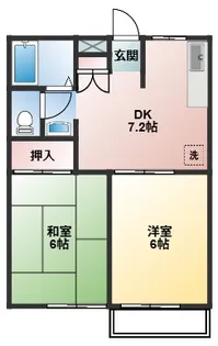 エリールさぎぬま【2階】の間取り