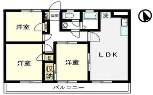 セントラルハイム【2階】の間取り