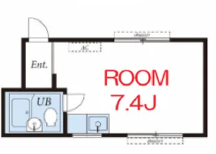 神奈川県横浜市南区蒔田町【アパート】の間取り