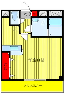 アンプルールフェール YAHAGI【2階】の間取り