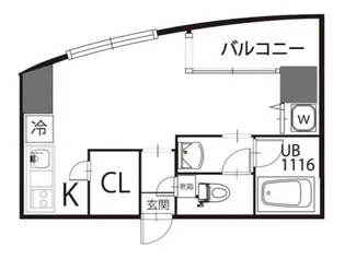 フォルトゥーナ中野【5階】の間取り