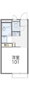 レオパレス豊府【1階】の間取り
