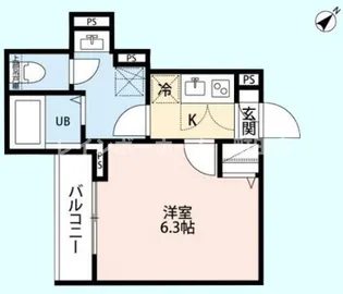 神奈川県相模原市中央区淵野辺4【アパート】の間取り