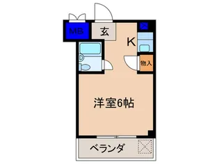 ラフィーネ東山【4階】の間取り