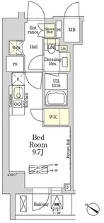 東京都港区南麻布1【マンション】の間取り