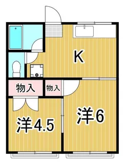 コジマコーポ【2階】の間取り