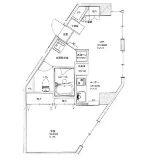 東京都文京区千駄木1【マンション】の間取り