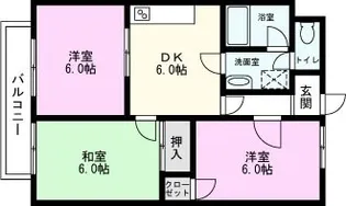 メゾンノーブリー【3階】の間取り